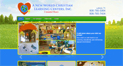 Desktop Screenshot of anewworldchristianlearningctr.com